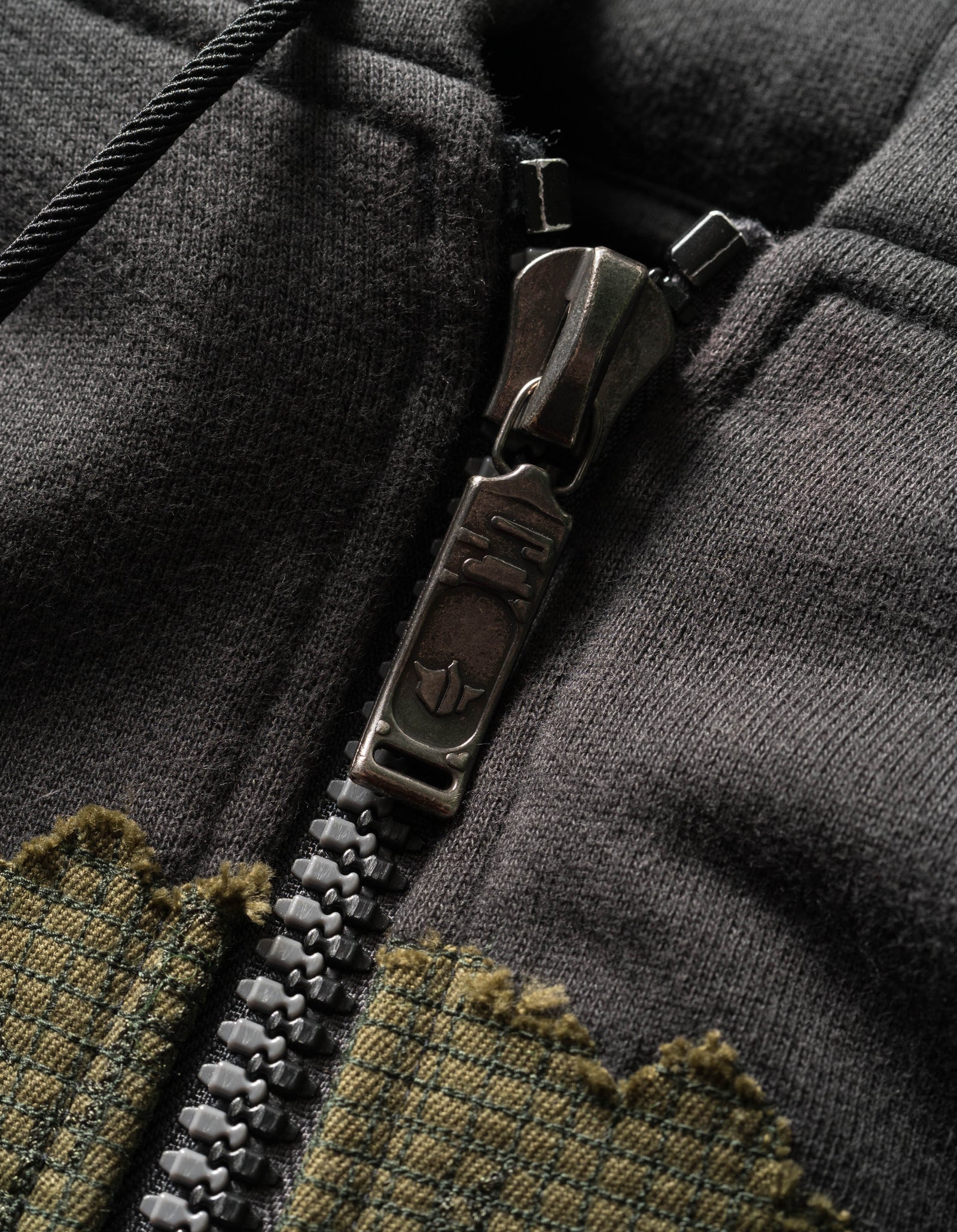 7182 M.A.F Green Man Hooded Sweat Black