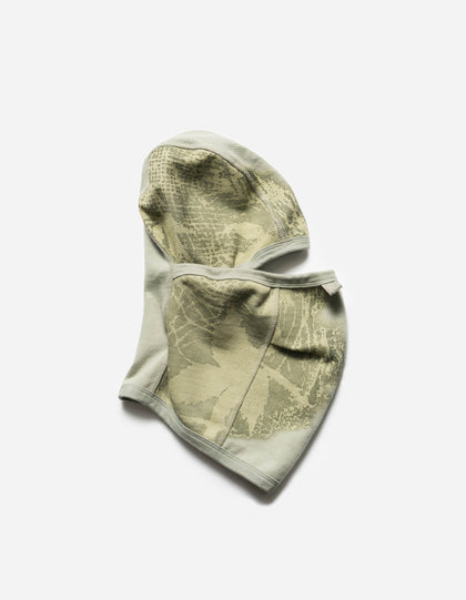7184 Shadow Print Barboute Balaclava Sage