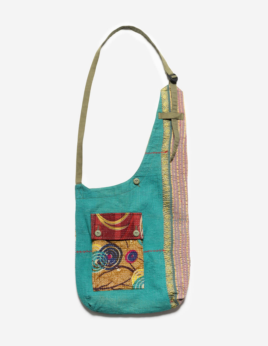 7192 Upcycled Sling Bag Multi