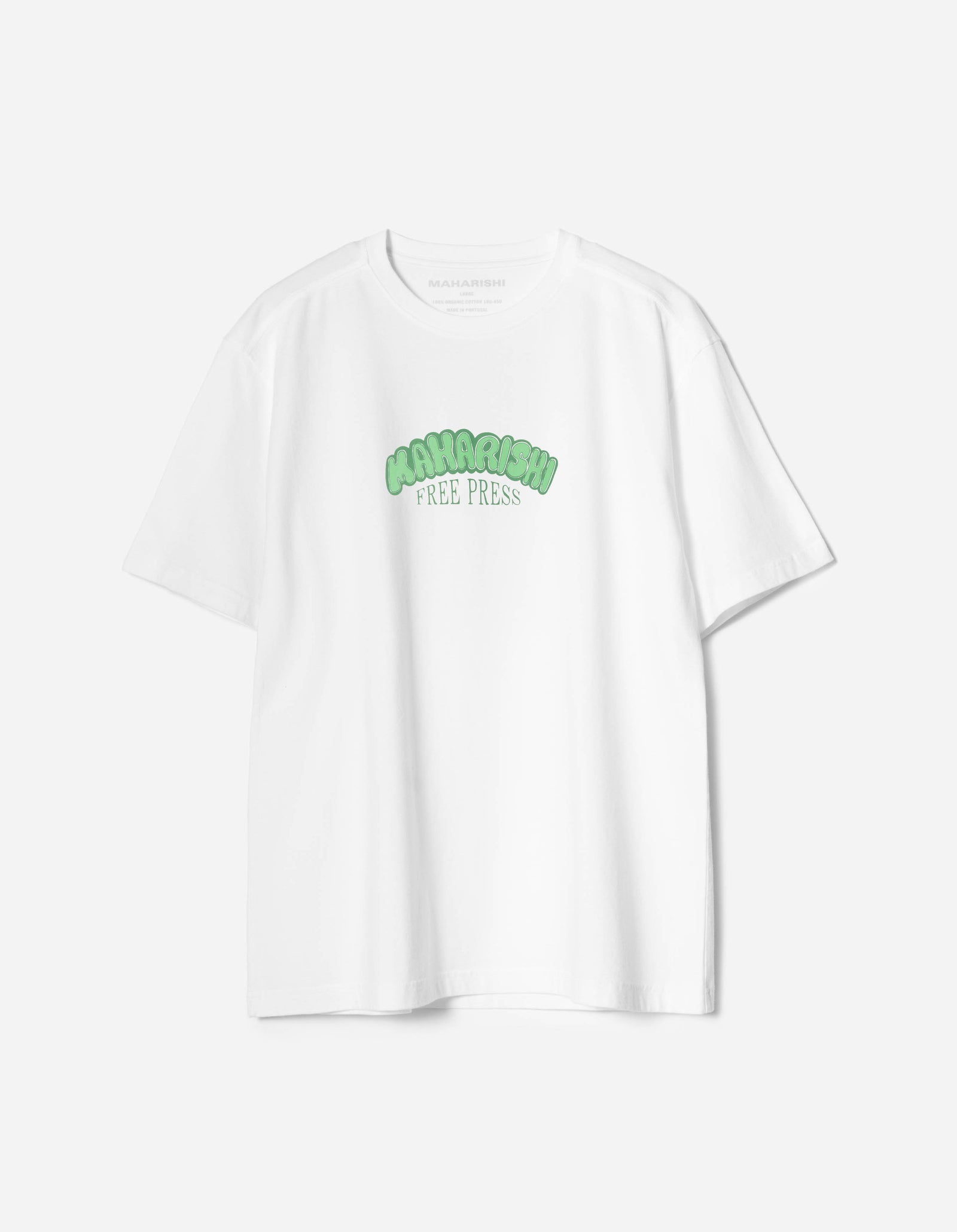 7261 Peace & Love Press S/S T-shirt White