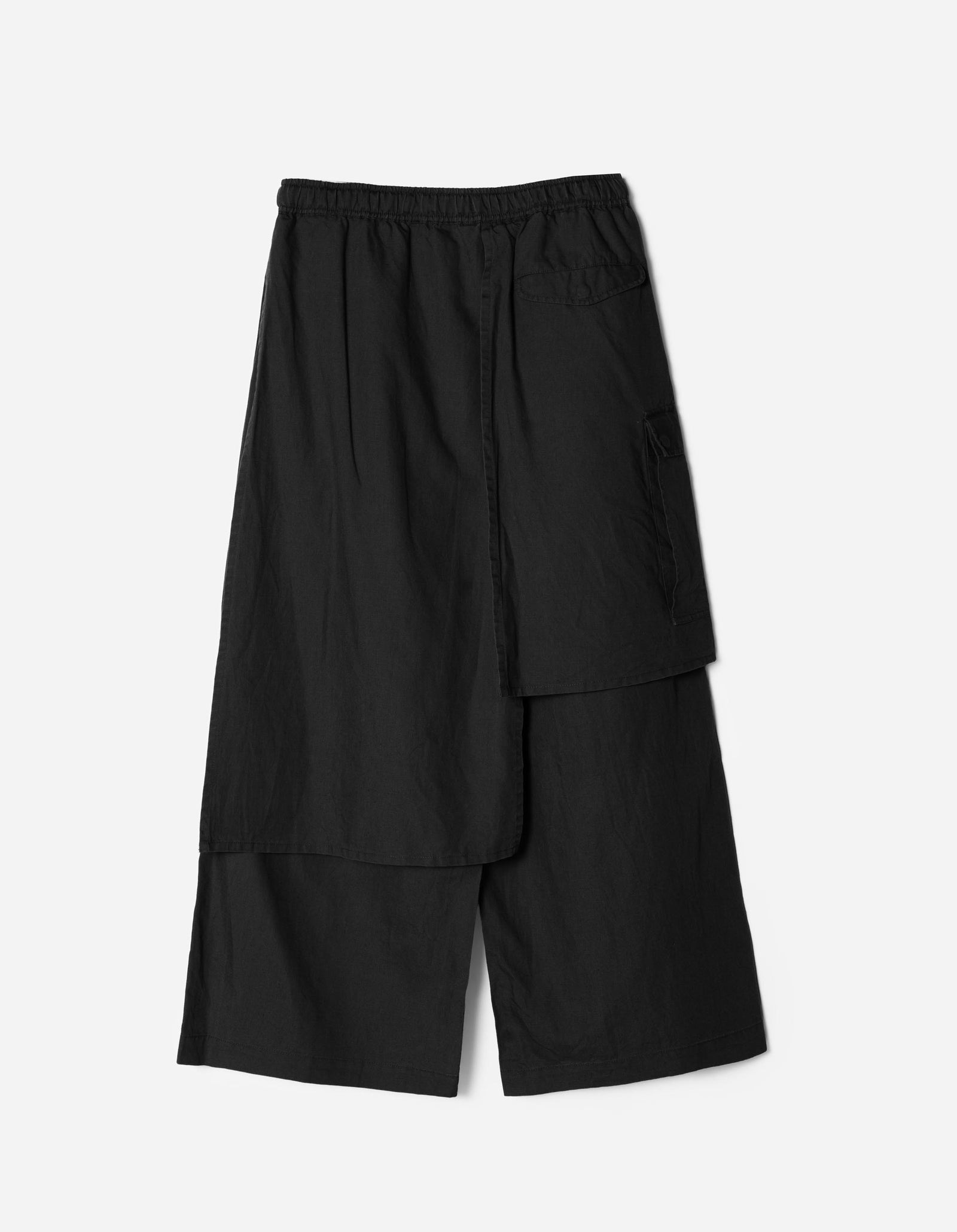 7398 WR Asym Cargo Hakama Pants Black