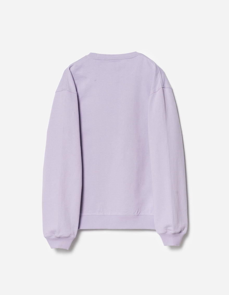 7549 Maha Script Crew Sweat Lavender