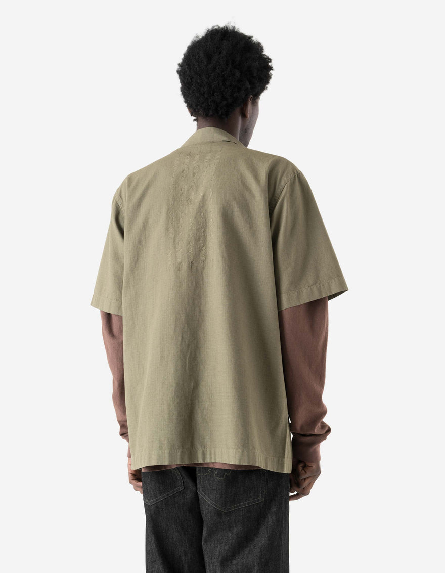 7680 Mantra Camp Collar Shirt Olive OG-107F