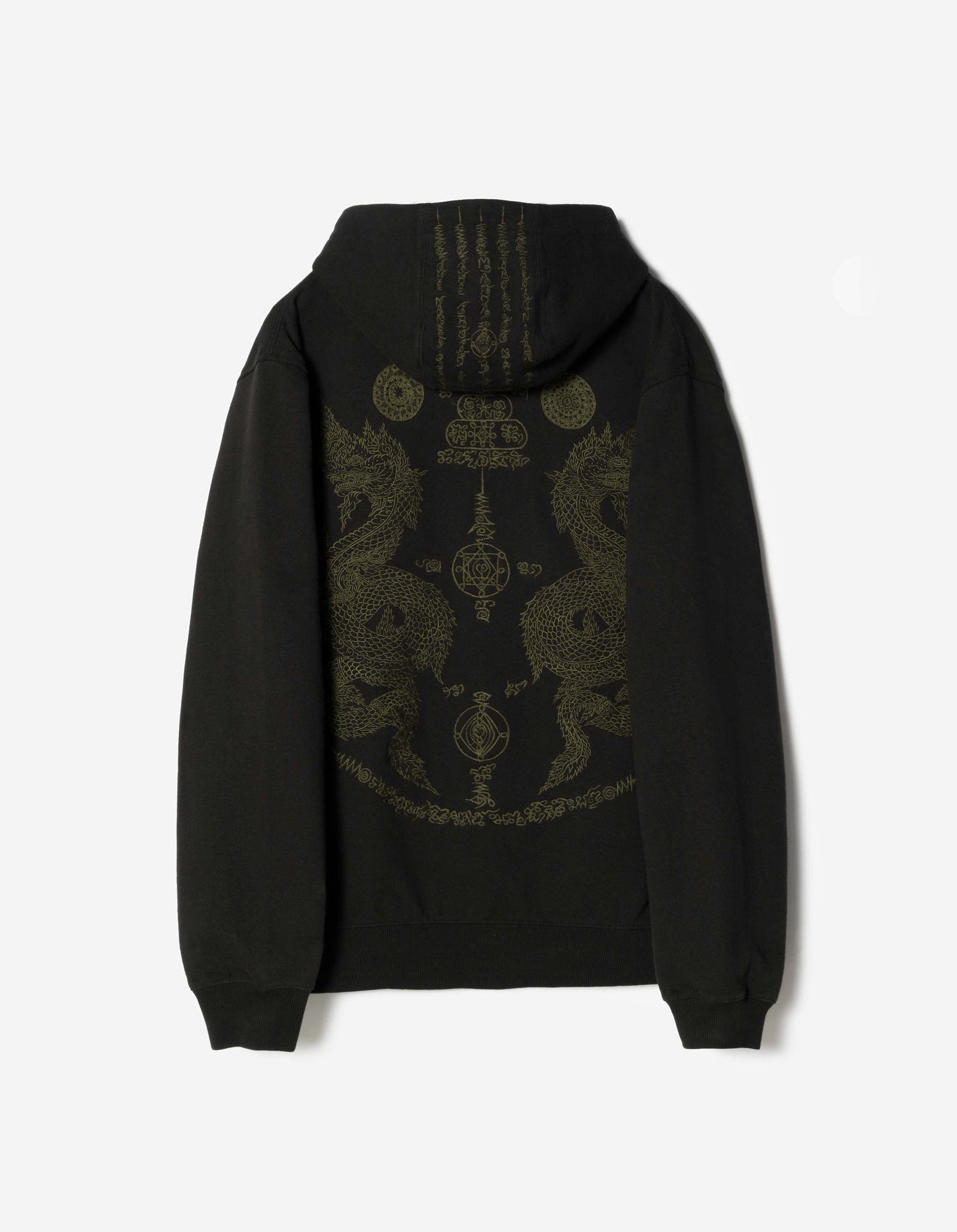 7681 Naga Hooded Sweat Black