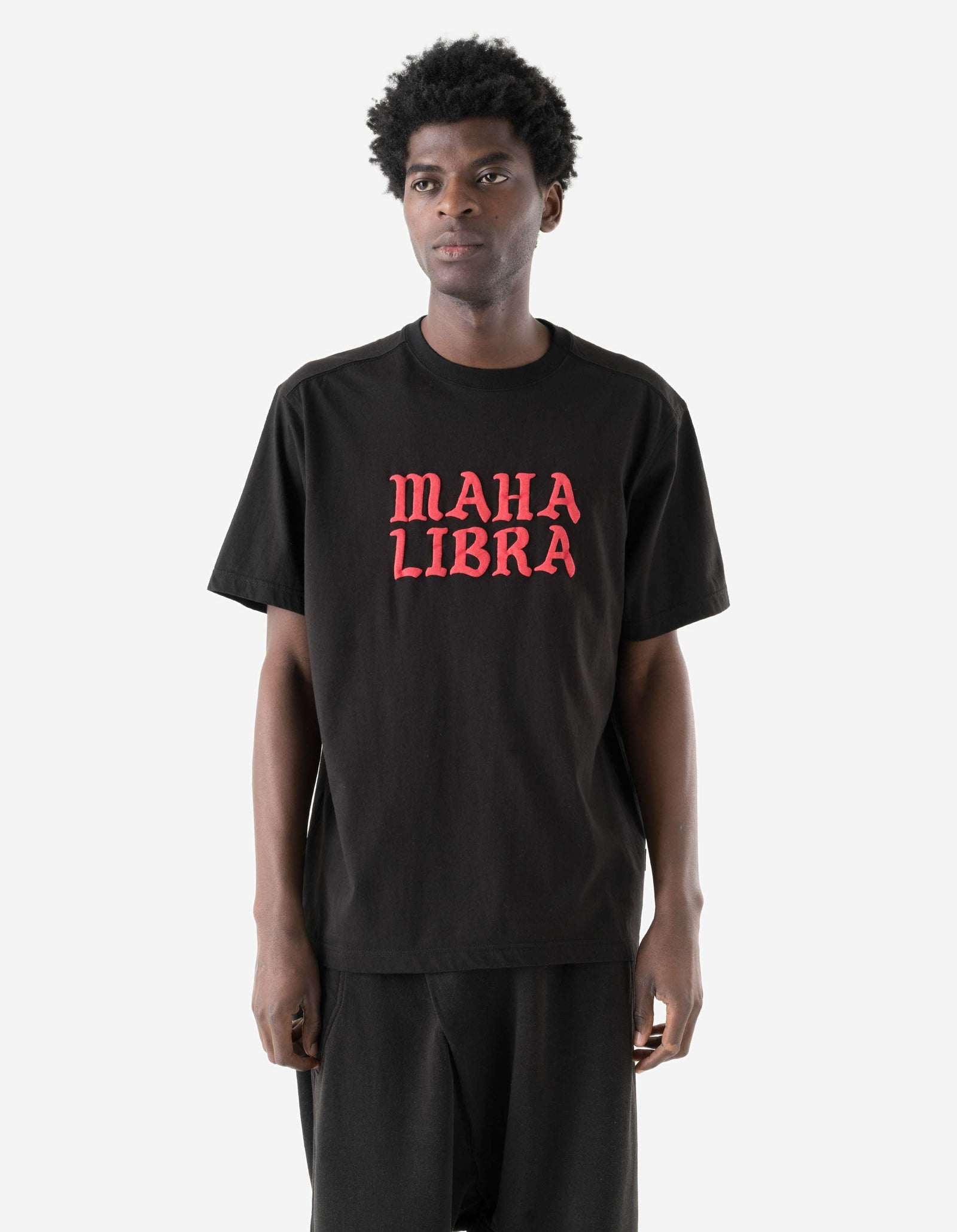 7737 Libra Organic Zodiac T-shirt Black
