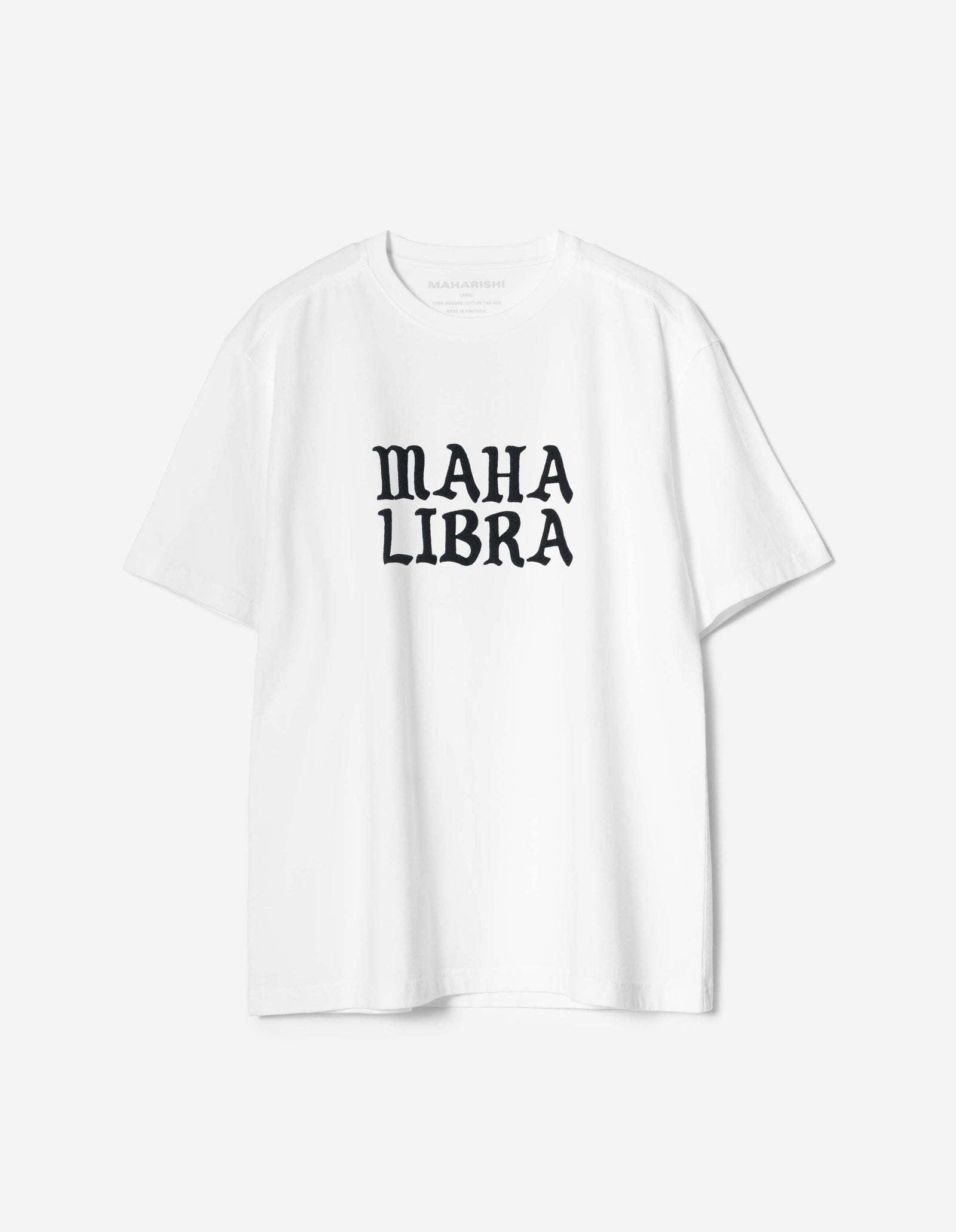 7737 Libra Organic Zodiac T-Shirt White