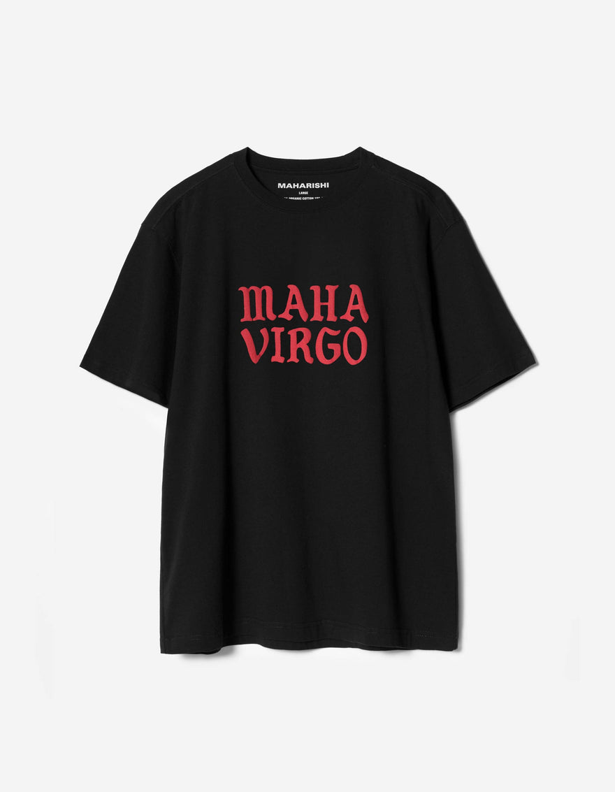 7738 Virgo Organic Zodiac T-shirt Black