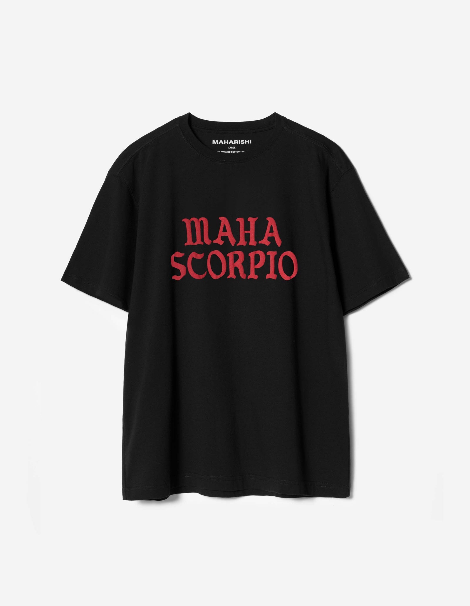 7739 Scorpio Organic Zodiac T-shirt Black