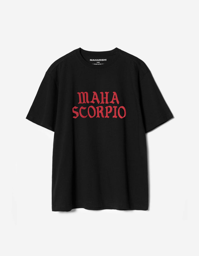 7739 Scorpio Organic Zodiac T-shirt Black
