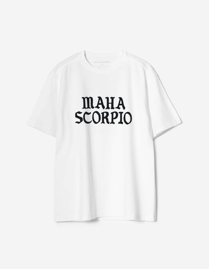 7739 Scorpio Organic Zodiac T-shirt White