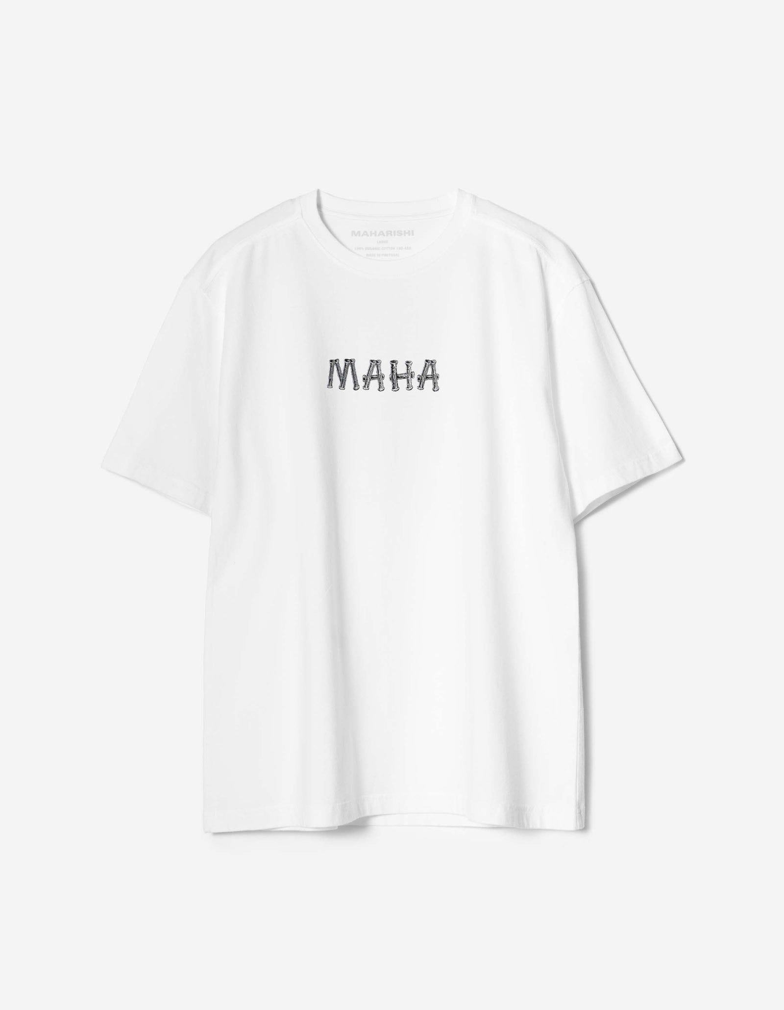 7768 Bamboo Logo T-Shirt White