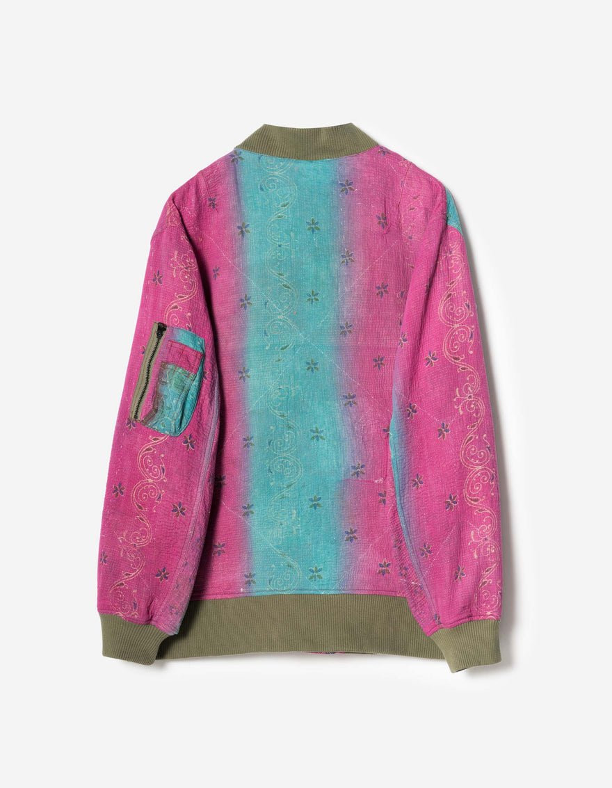 7809 Upcycled MA1 Kimono Multi • One Size - L