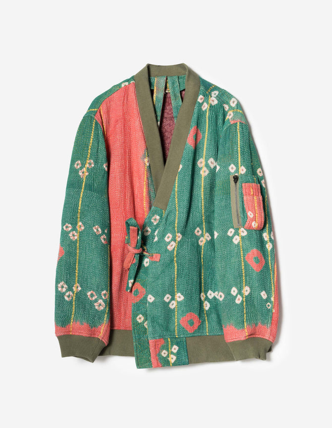 7809 Upcycled MA1 Kimono Multi • One Size - XL