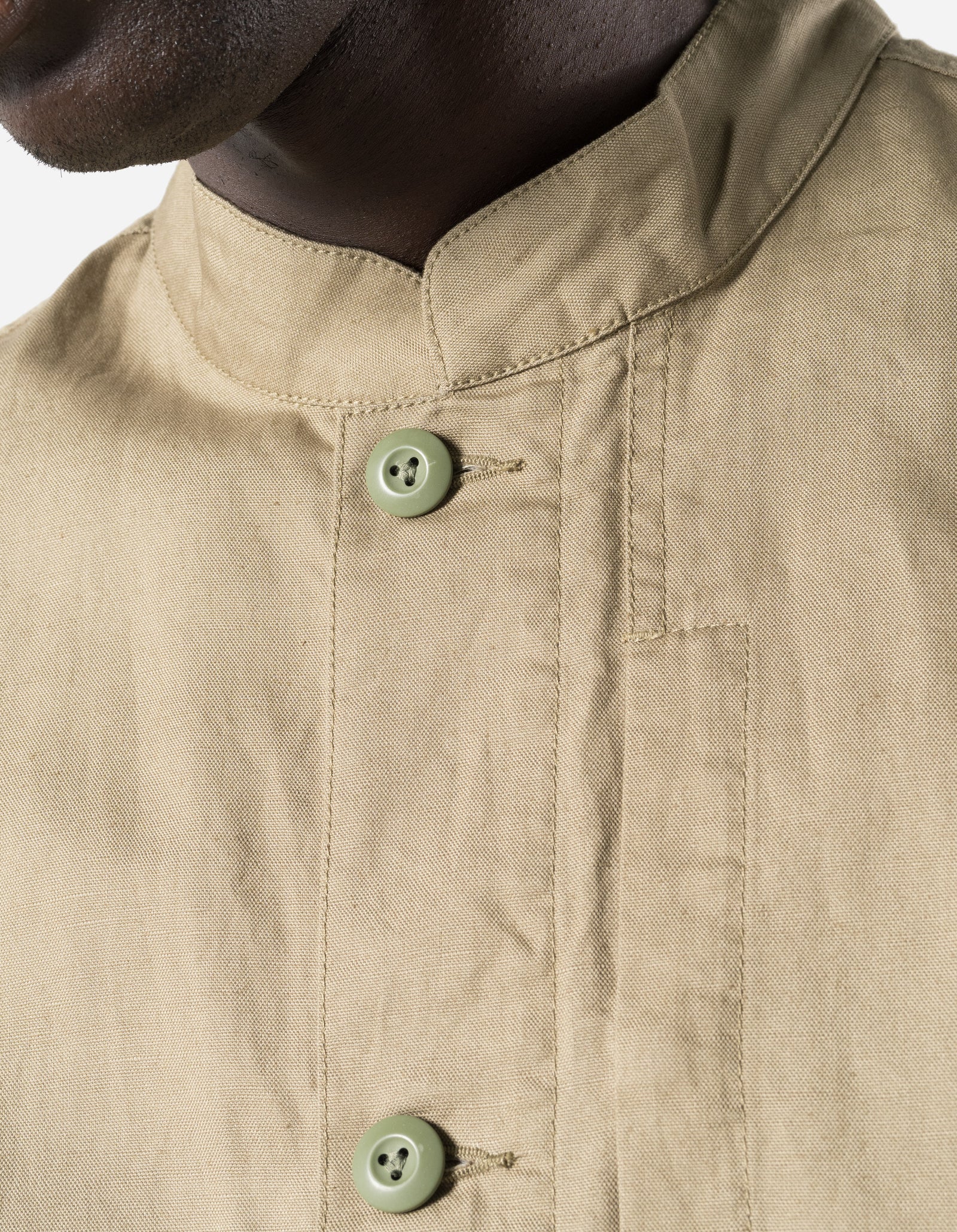 7590 Maha Mandarin Chore Jacket Maha Sand