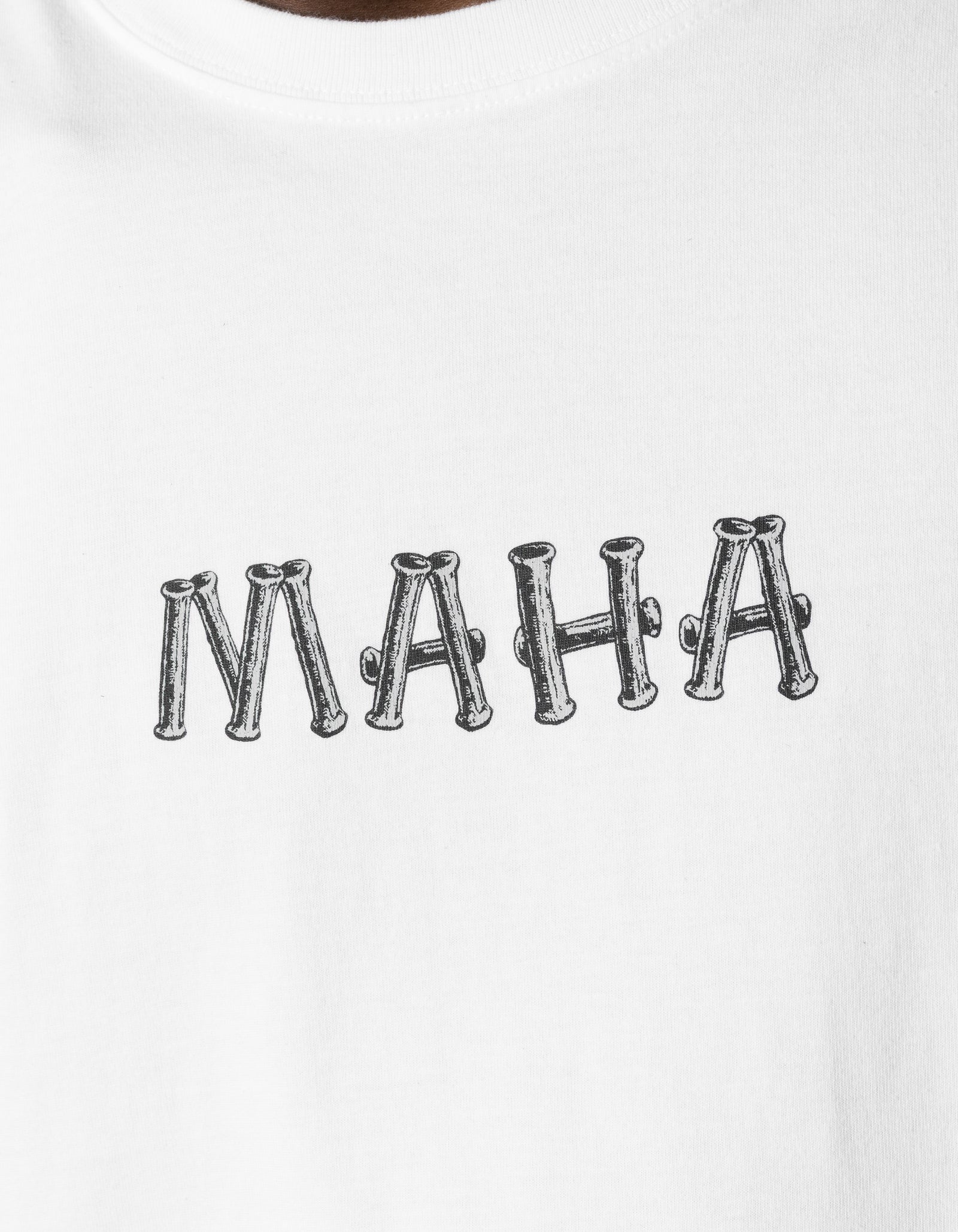 7768 Bamboo Logo T-Shirt White