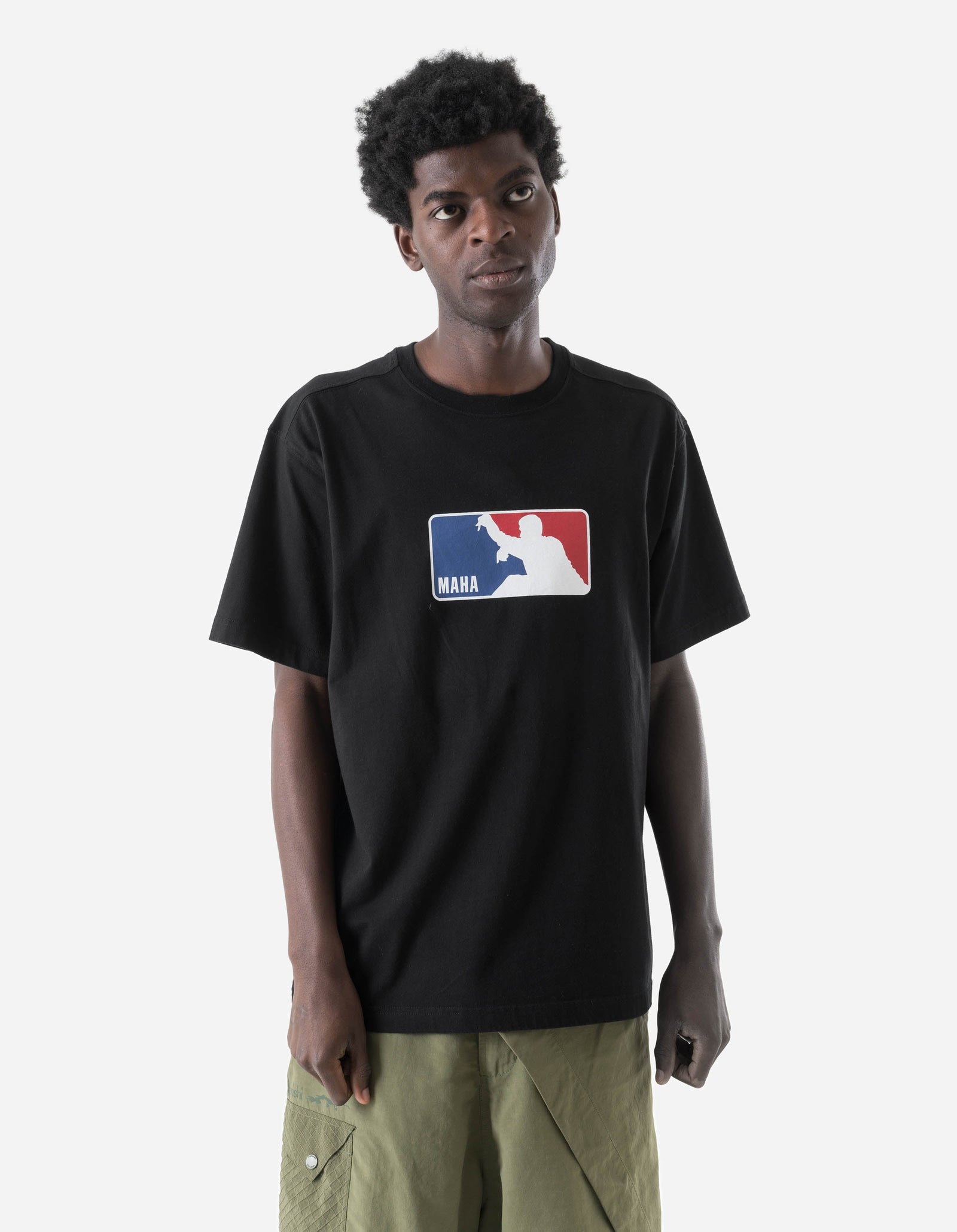 7555 Mantis League S/S T-Shirt Black