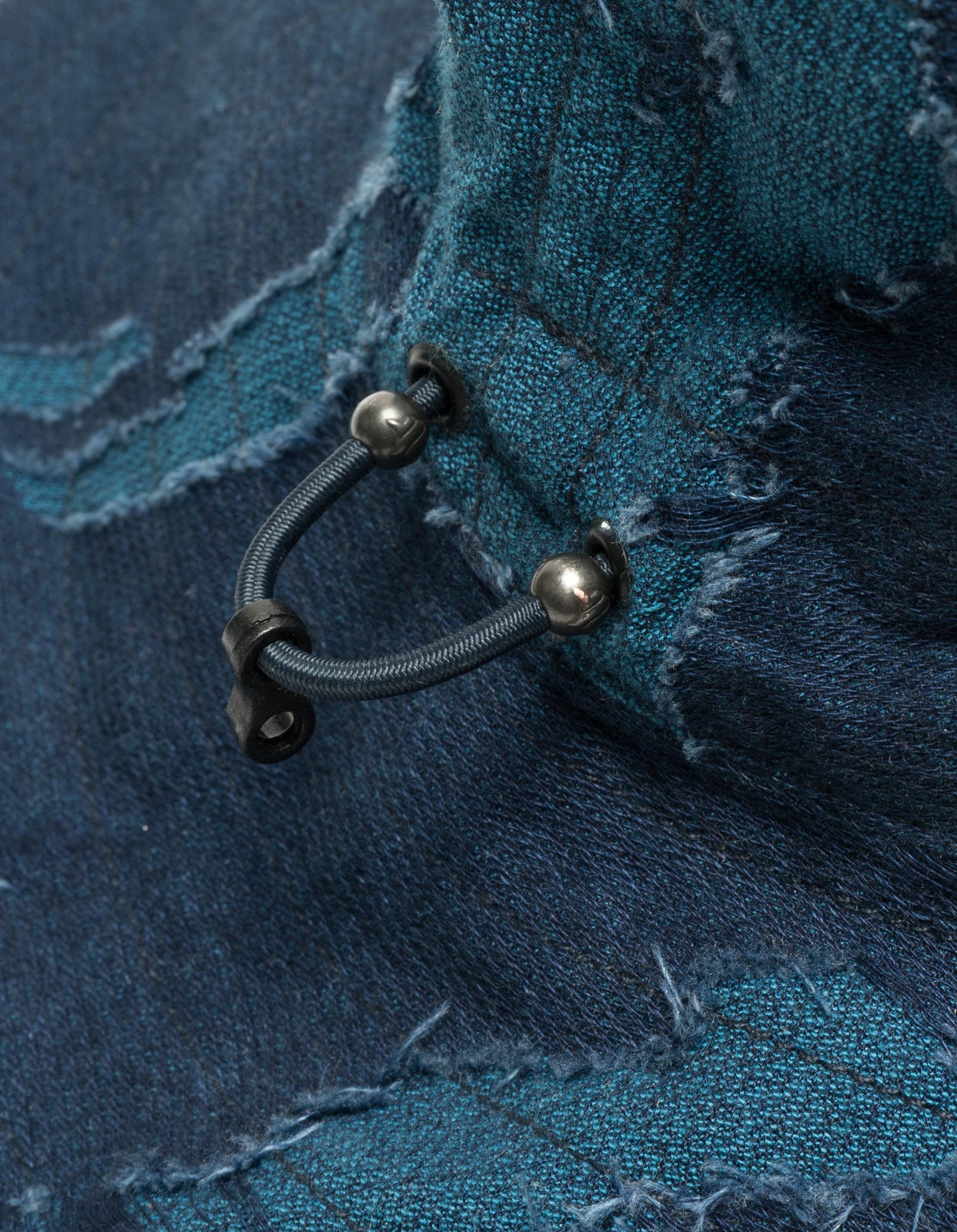 7571 Bonsai Forest Indigo Asym Bucket Hat Indigo
