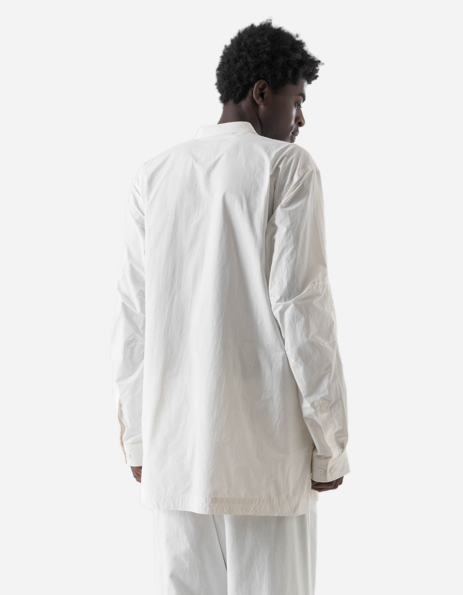 7574 Long Kurta Shirt White