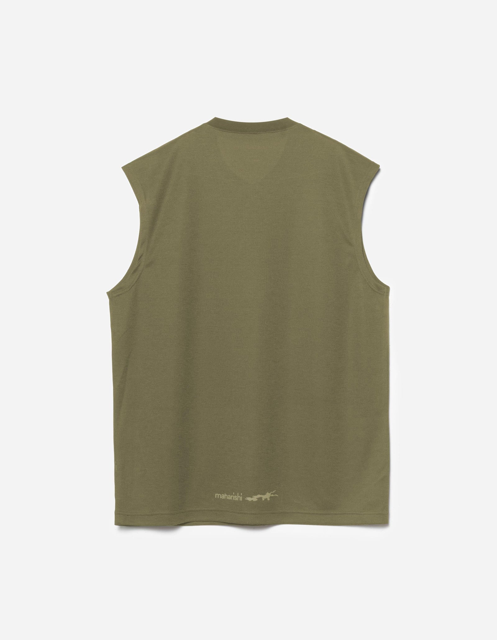 7576 Power Dry Sleeveless T-Shirt Olive OG-107F