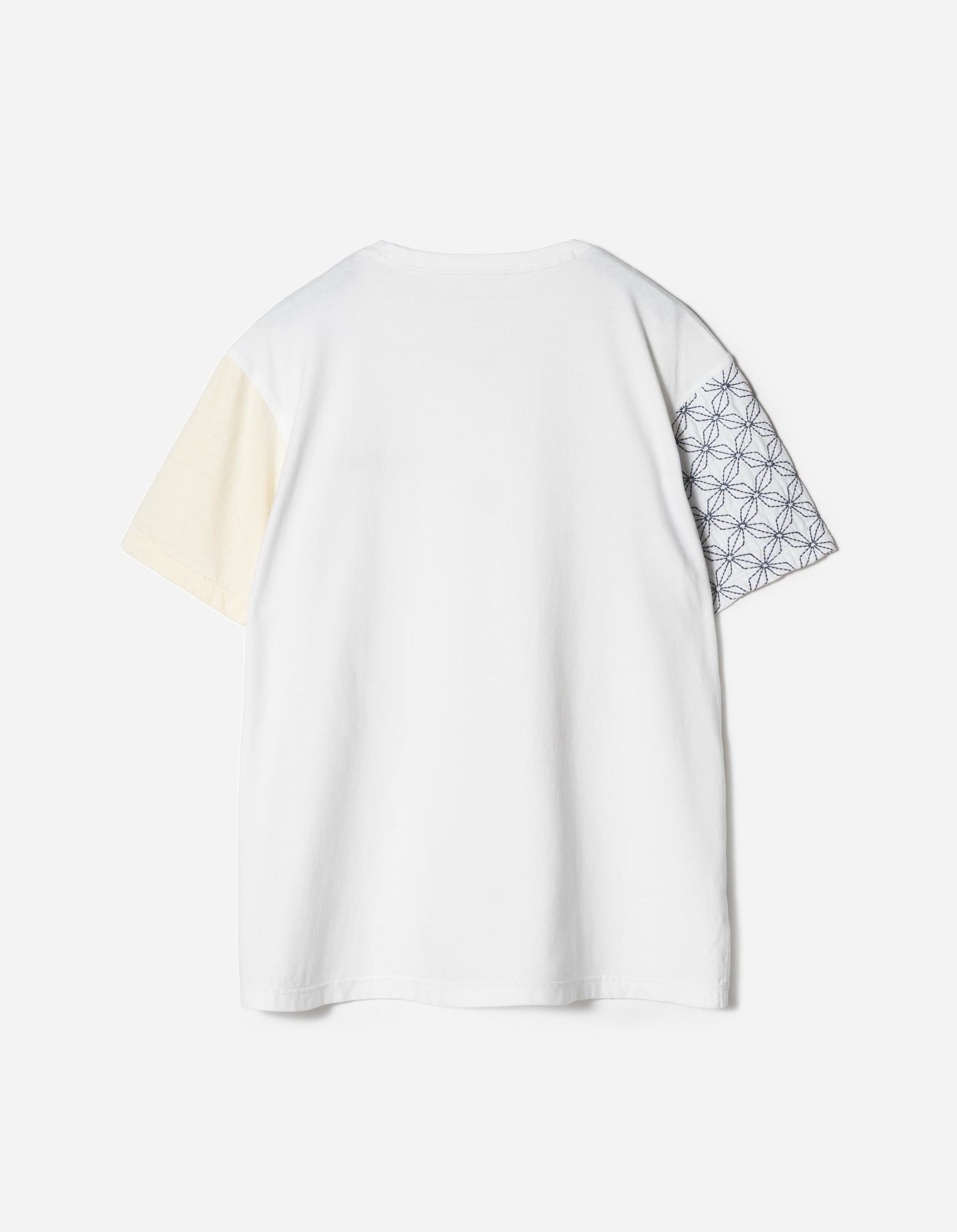 7586 Sashiko S/S T-Shirt White