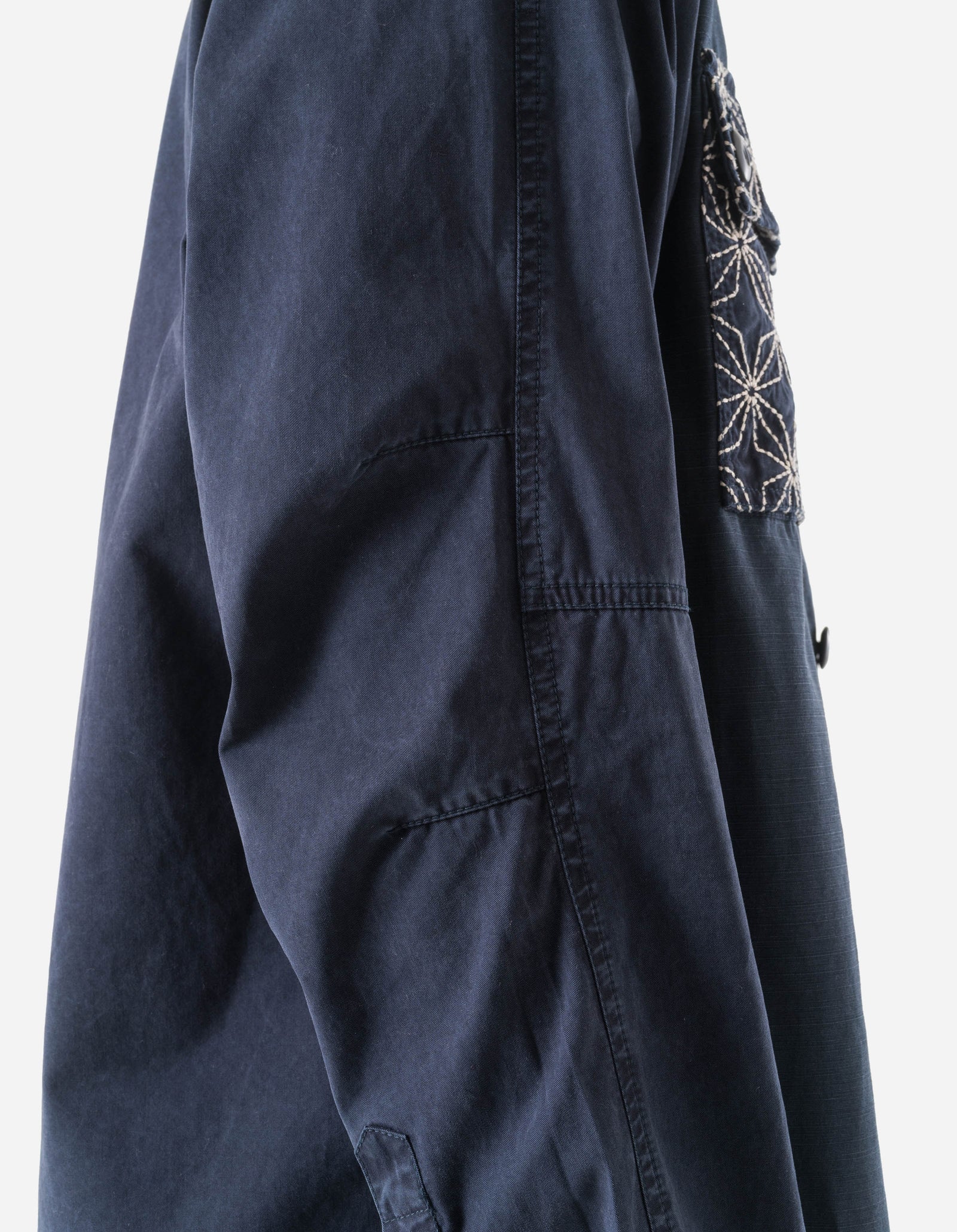 7595 Sashiko Utility Shirt Navy