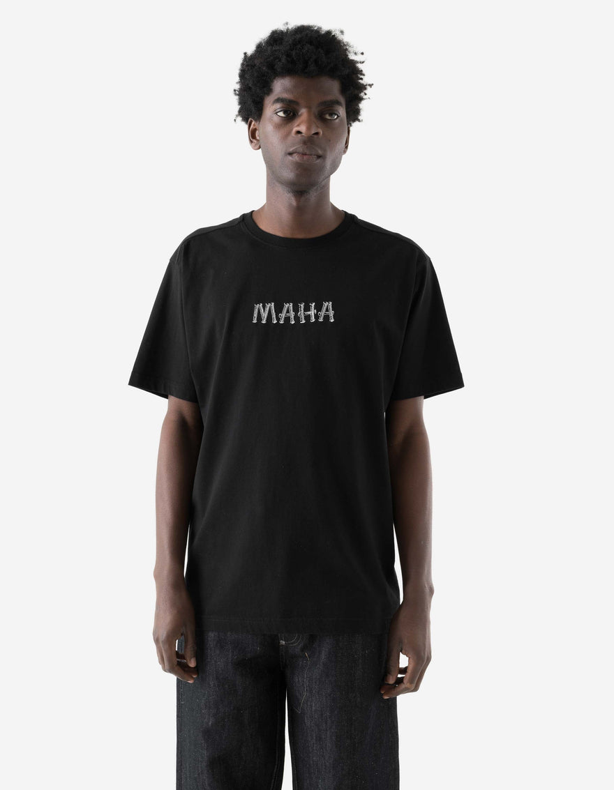 7768 Bamboo Logo T-Shirt Black