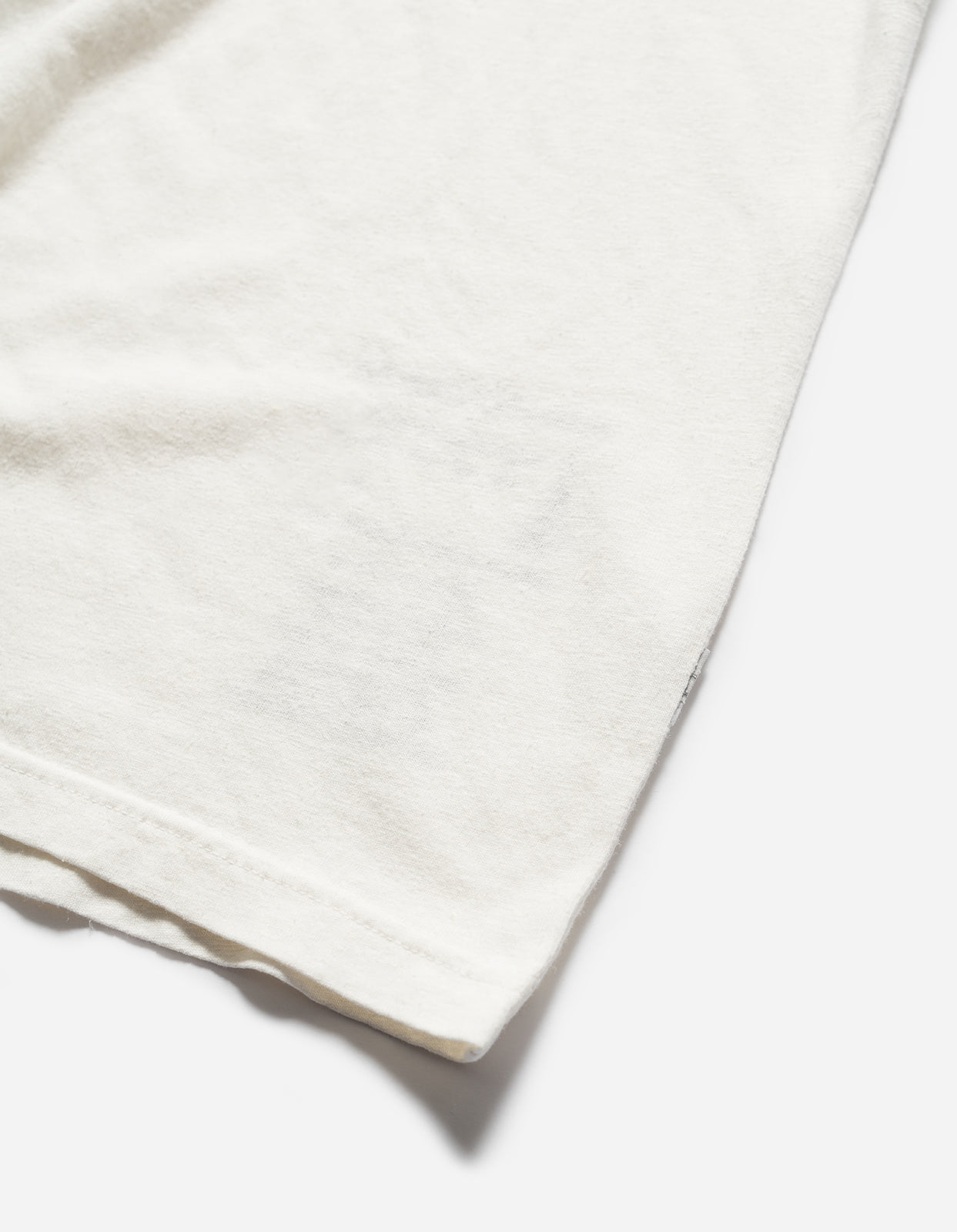 5234 Hemp Cross Loose S/S T-Shirt White