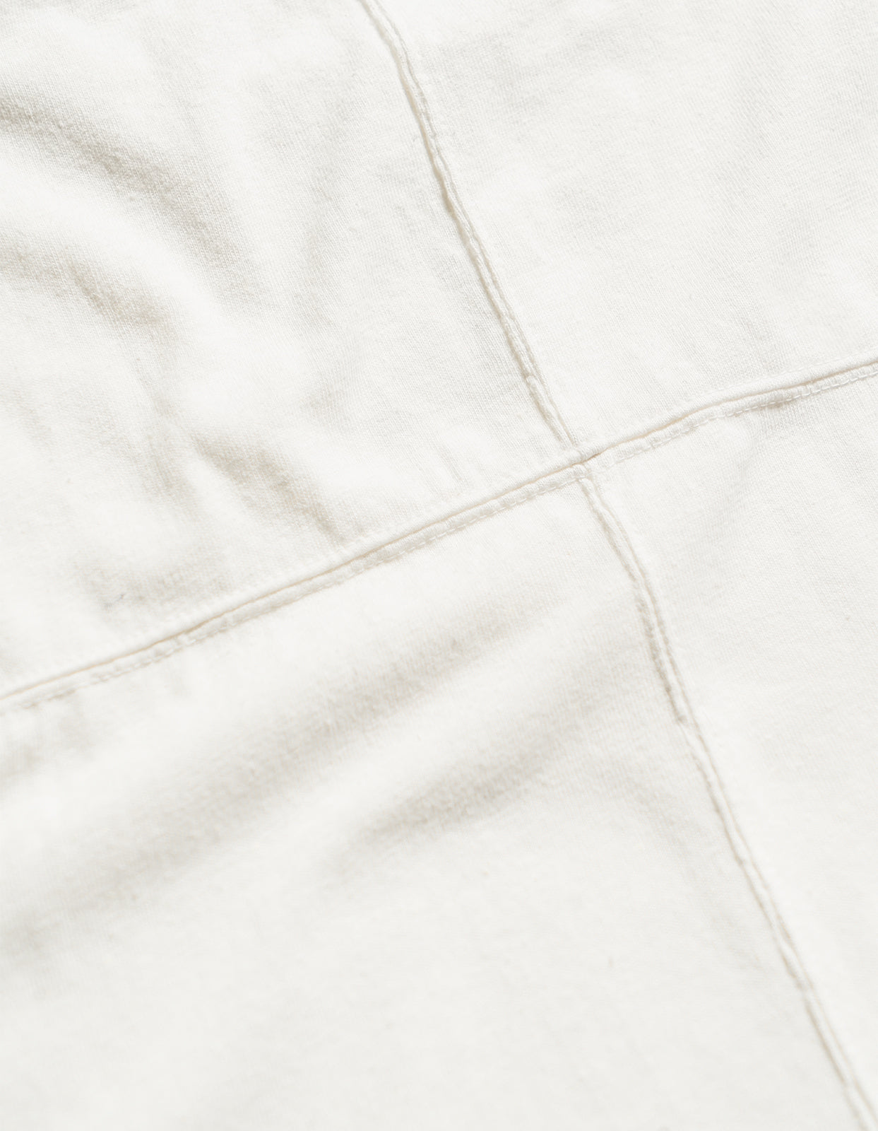 5234 Hemp Cross Loose S/S T-Shirt White