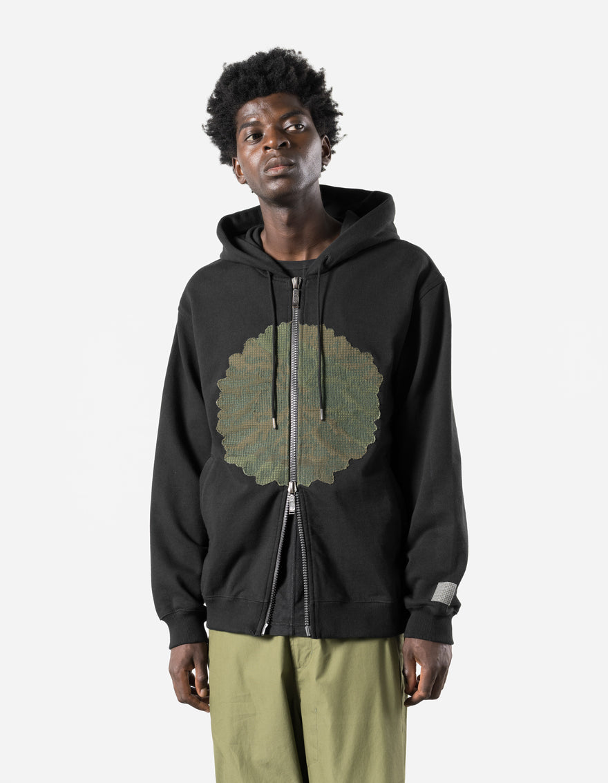 7182 M.A.F Green Man Hooded Sweat Black