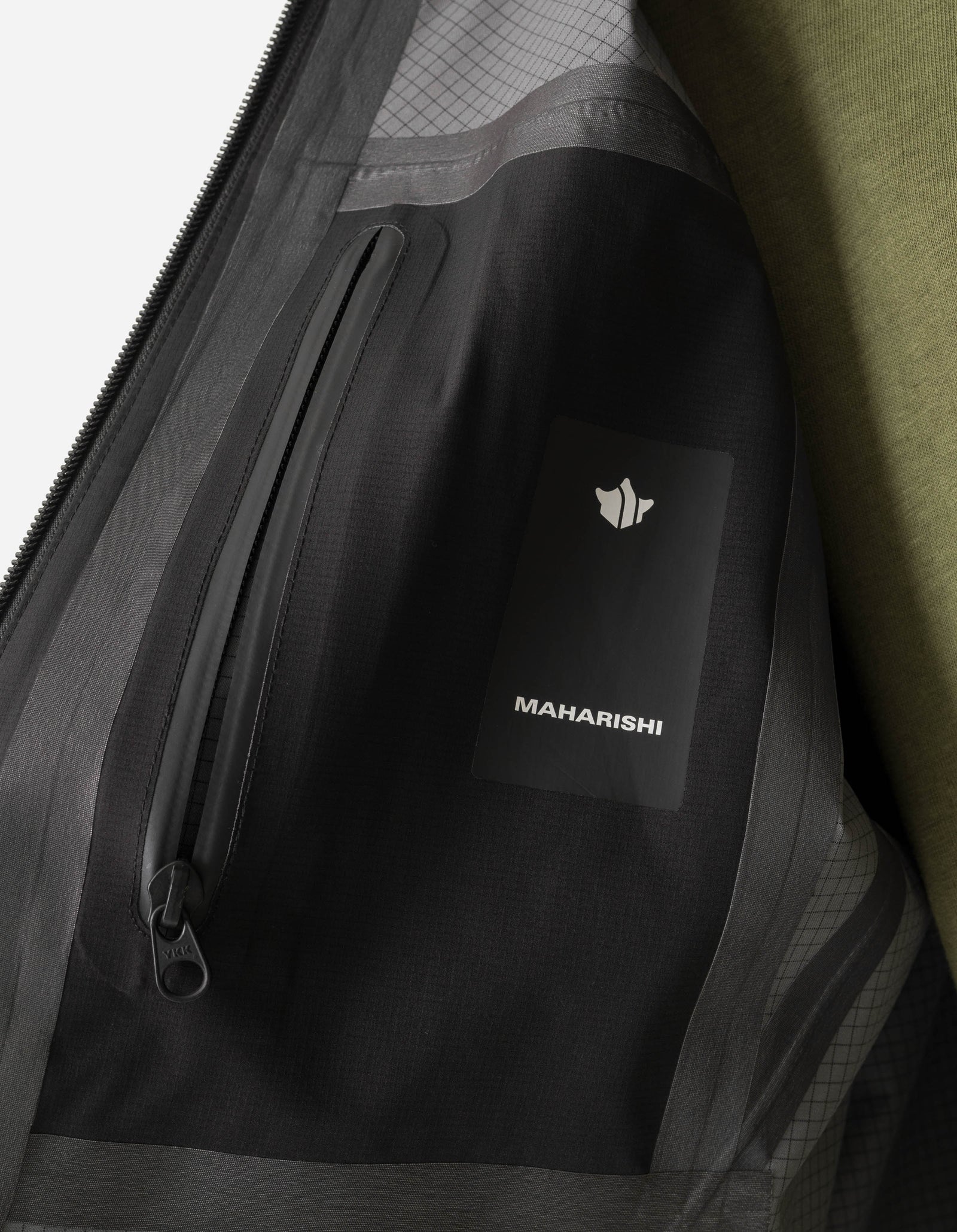 7185 Waterproof 3L Asym Storm Parka Black