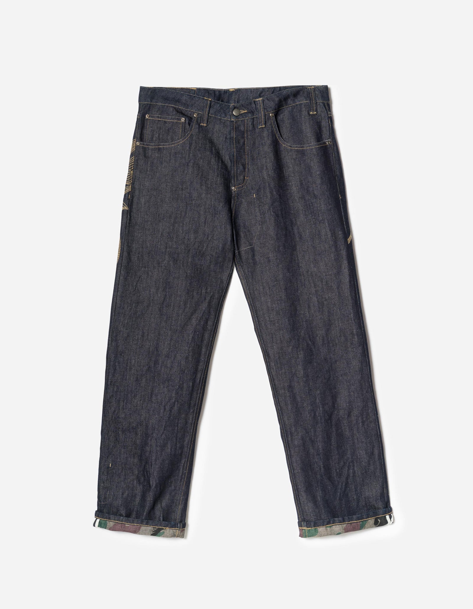 6060 Dragon Hemp Denim Jeans Indigo