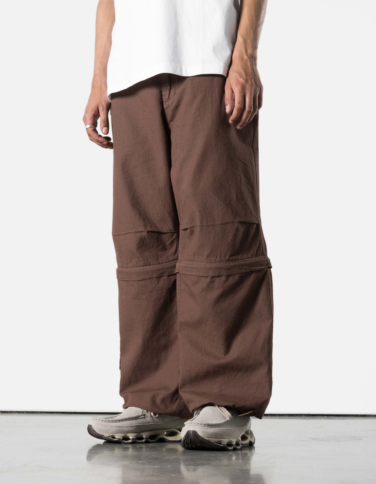 7741 Zip-Off Hemp Ripstop Snopants Earth Brown