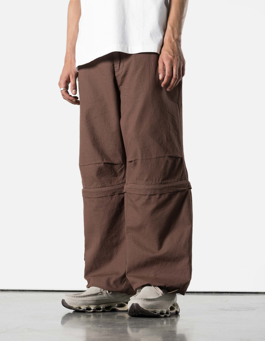 7741 Zip-Off Hemp Ripstop Snopants Earth Brown