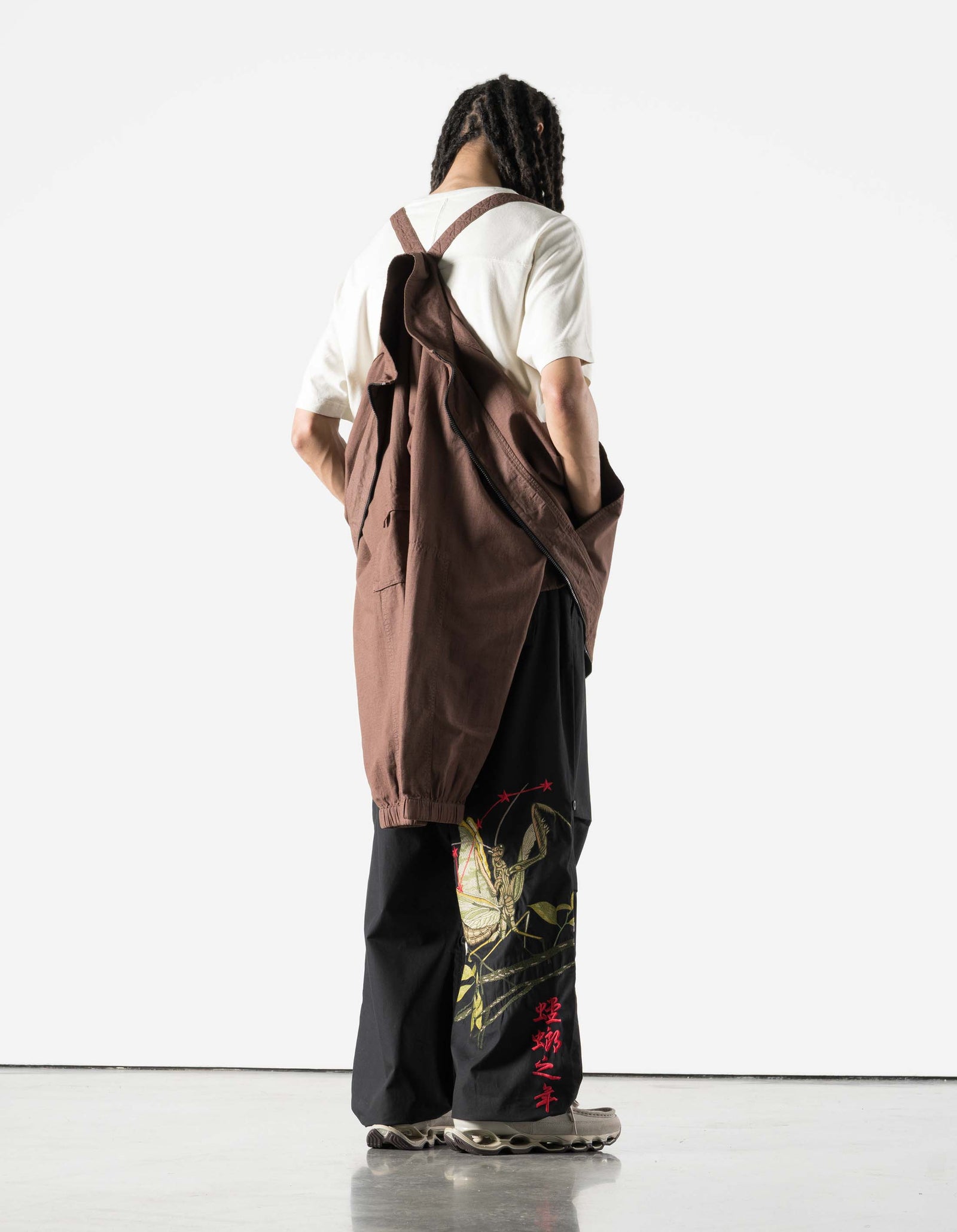 7740 Hemp Ripstop Track Jacket Earth Brown