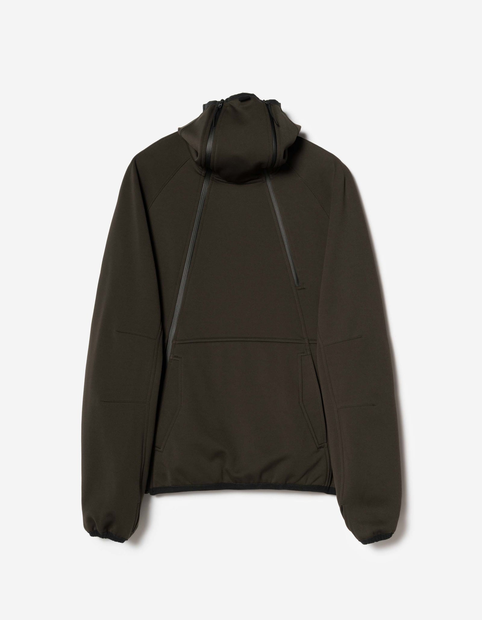 7228 Cordura Fleece Tech Hoody Brown