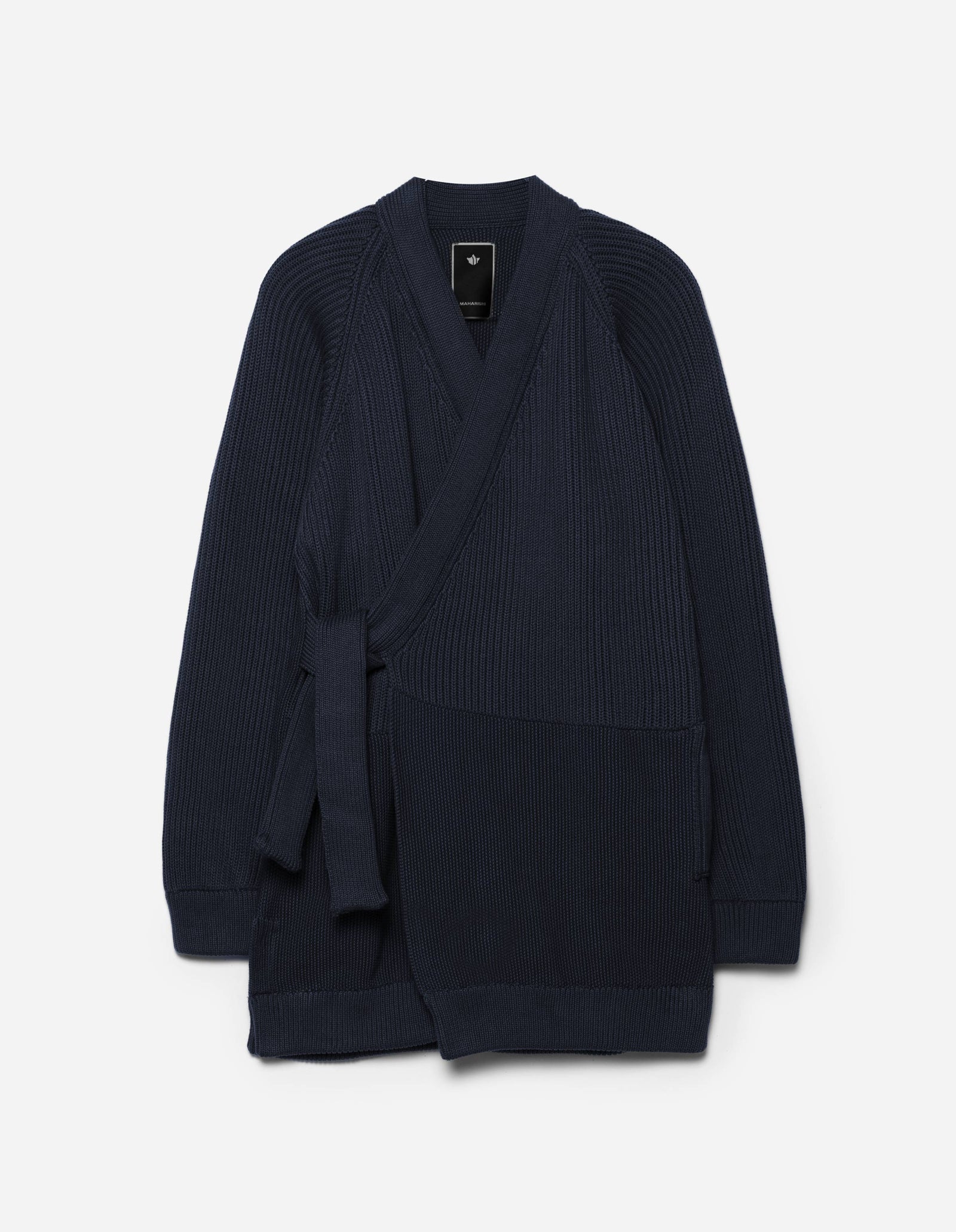 7272 Maharishi Knitted Kimono Navy