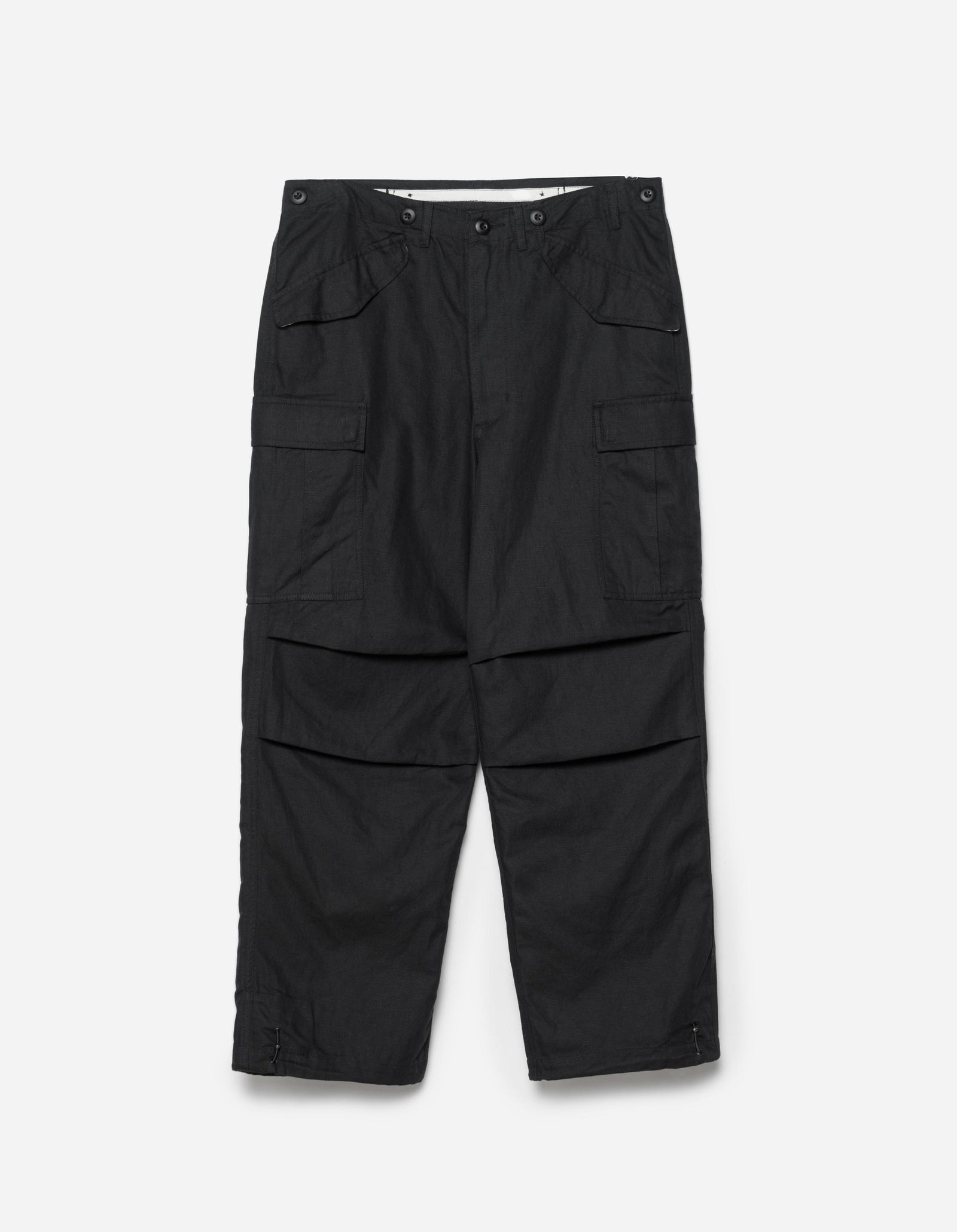 7400 Hemp M65 Cargo Pants Black