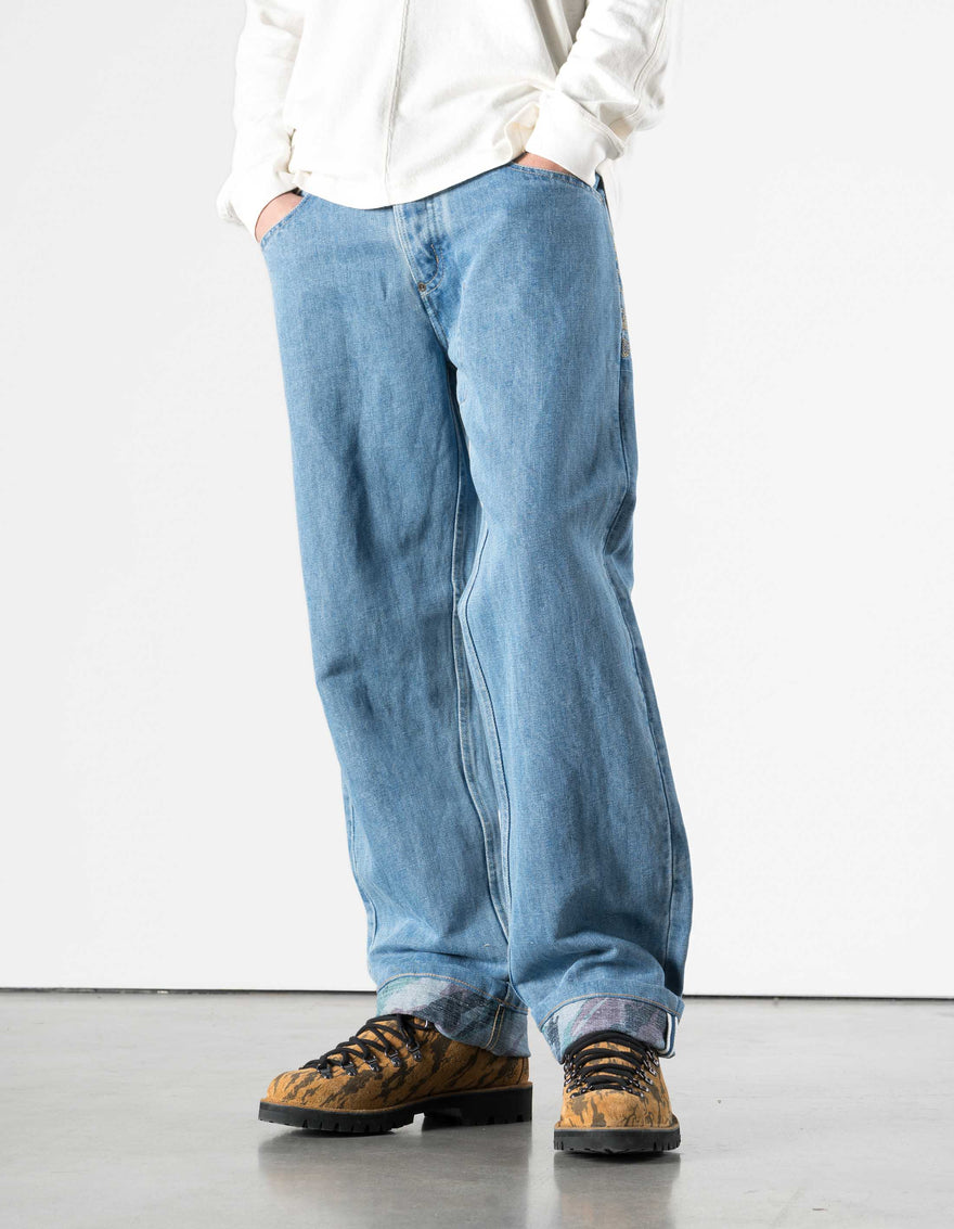 7383 Rising Dragon Hemp Jeans Washed Indigo