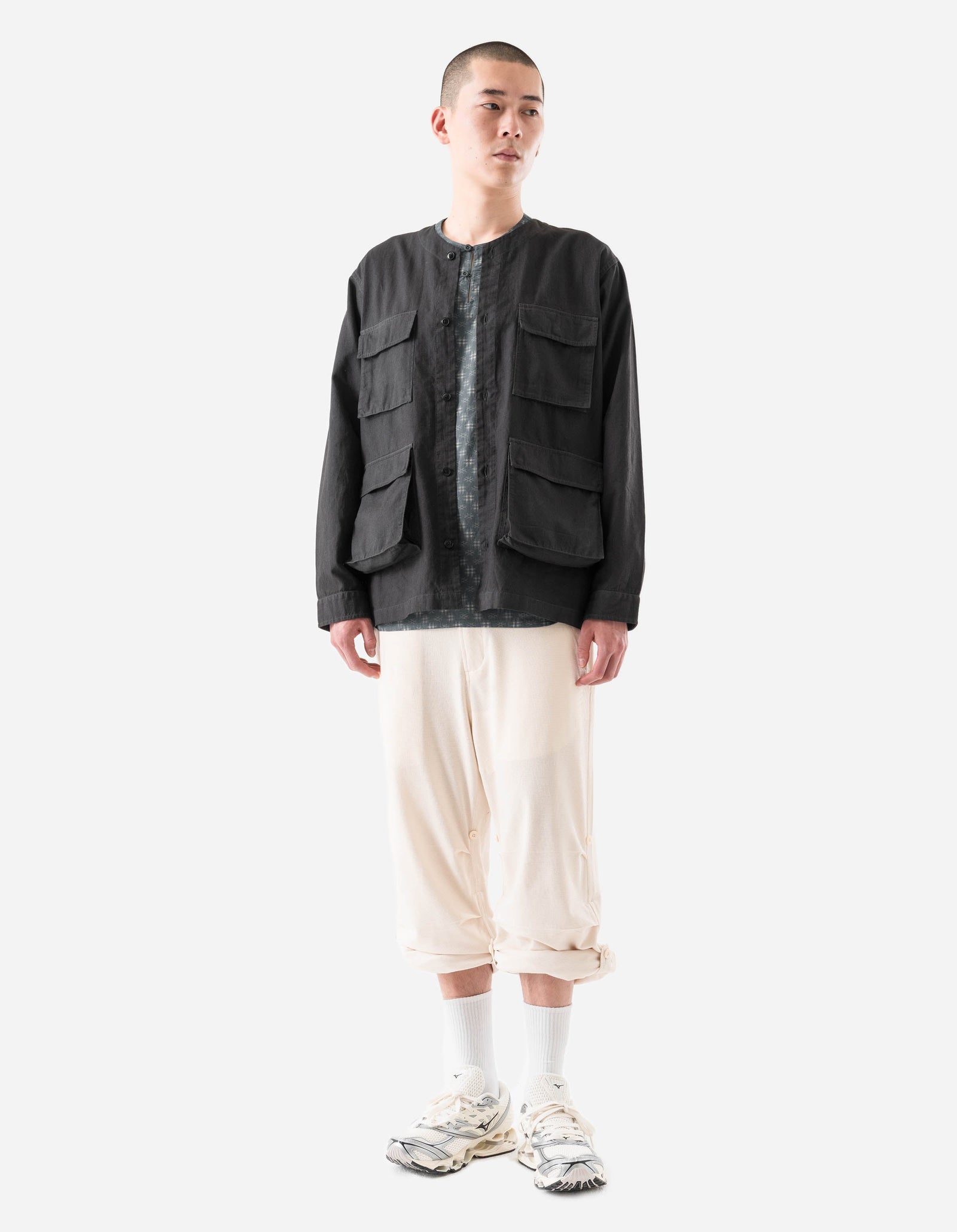 7318 Hemp Ripstop BDU Shirt Black